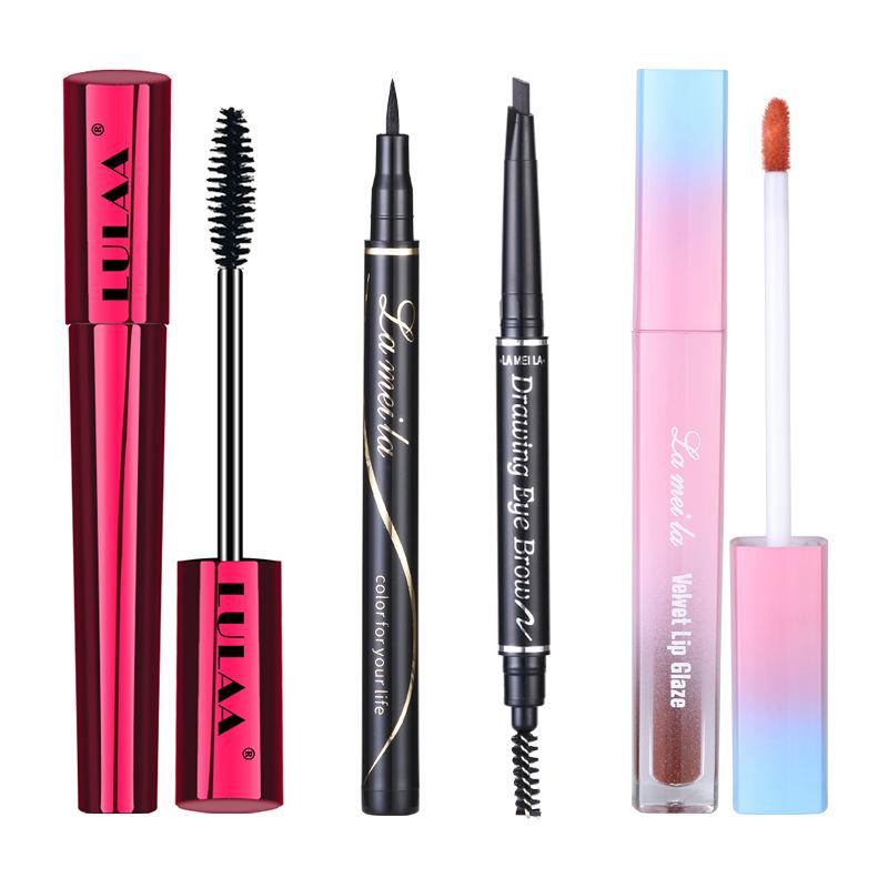 Curl thick and long lasting without blooming Eyelash brush eye slender mascara waterproof stretch