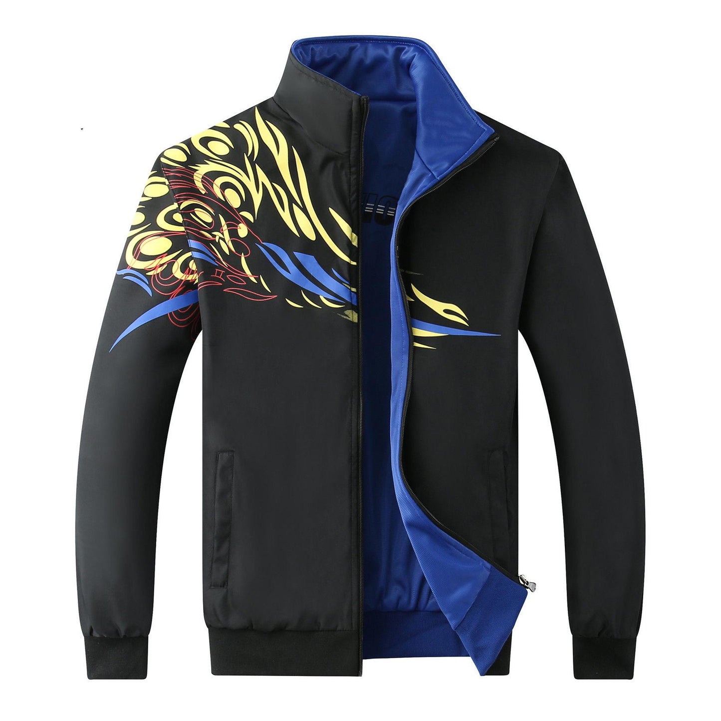Men Baseball Jacket Autumn Male Coats Slim Fit Pilot Jackets Men's Stand Collar Bomber Jacket Coat