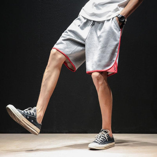 Summer Shorts Men's Wild Loose Students Plus Size Casual Sports Five-point Pants Overalls