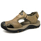 Sandals Leather Men's Shoes Outdoor Beach Shoes Men's First Layer Cowhide Sandals Men's Shoes