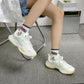 Sports Shoes Female Korean Version of Ulzzang Harajuku Style All-match Casual Shoes Retro Street Shooting Old Shoes Tide