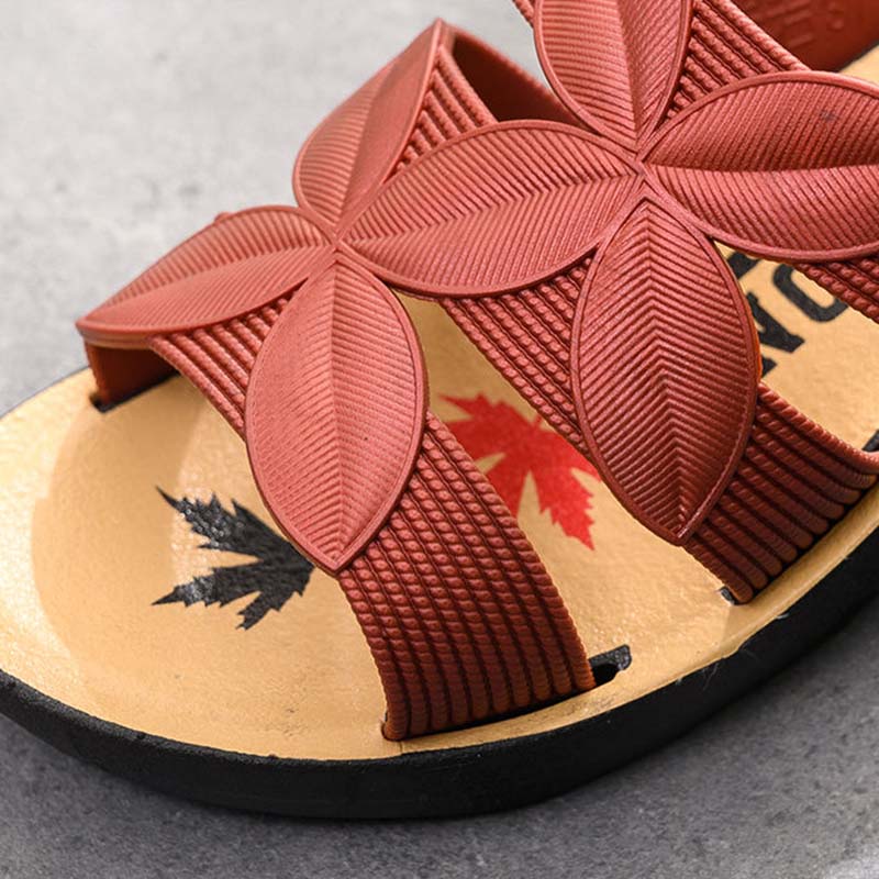 Women's Summer Wedge Heel Waterproof Non-slip Slippers Soft Bottom Wear-resistant Breathable Mother Slippers