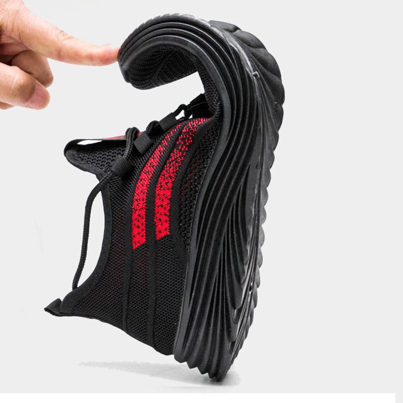Summer Men's Shoes Fly Woven Comfortable Breathable Sports Shoes Running Shoes All-match Casual Shoes Men