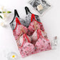 Large Size Thin No Steel Ring Lace Bra Gathers Comfortable Middle-aged and Elderly Women's Underwear