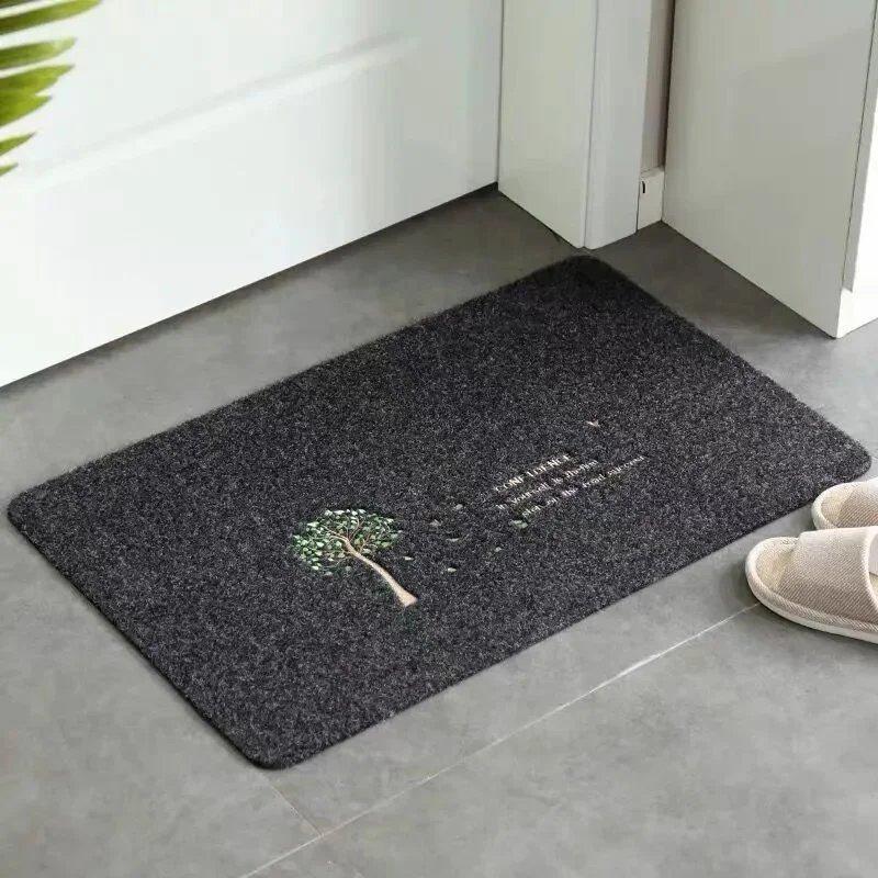 Household Kitchen Non Slip Mat Doormat Door Mat Entrance Door Carpet Bedroom Bathroom Toilet Absorbent Carpet