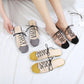 Transparent Half Slippers Women Spring and Summer Square Head Lace Slippers Fashion Flat Slippers Women