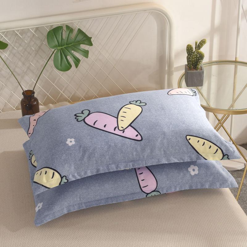Pillow Set Student Pillow Single Dormitory Cute Cartoon Pillow Pillow Core Cervical Pillow Removable Washable Pillow