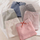3pc Women's Panties Graphene Cotton Antibacterial File No Trace Middle Waist Sweet Student Girl