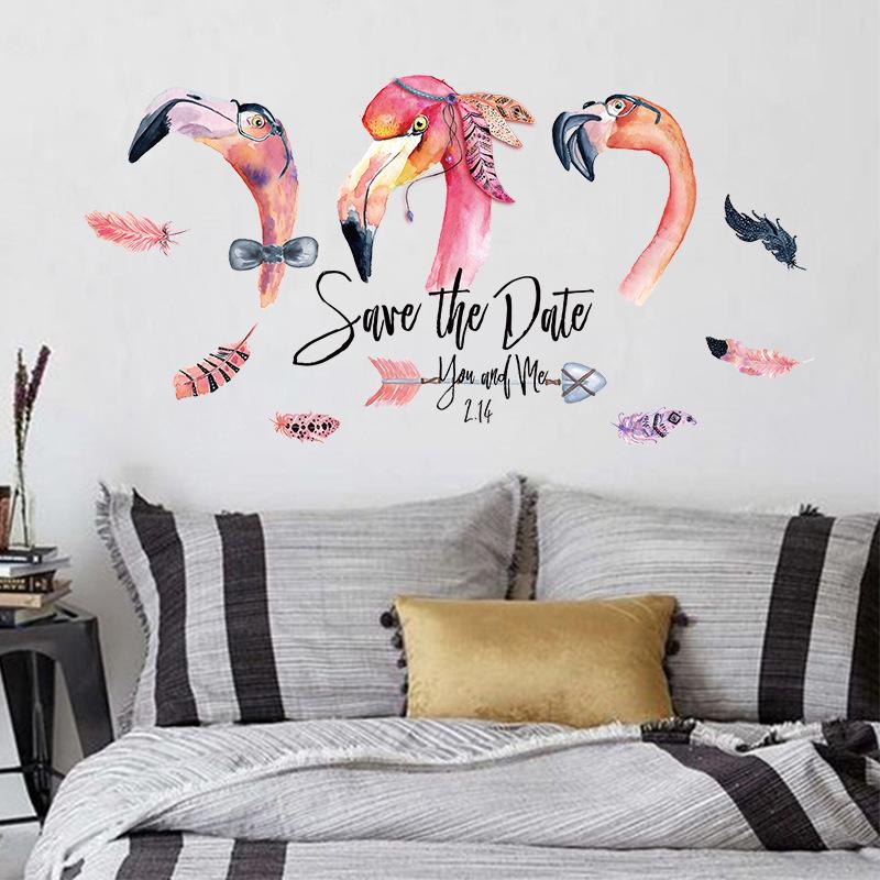 Appointed days art wall stickers bedroom living room study TV sofa background decorative stickers