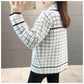 Non-shedding Autumn and Winter Women's Imitation Mink Fleece Sweater Women's Knitted Cardigan Jacket Thickening