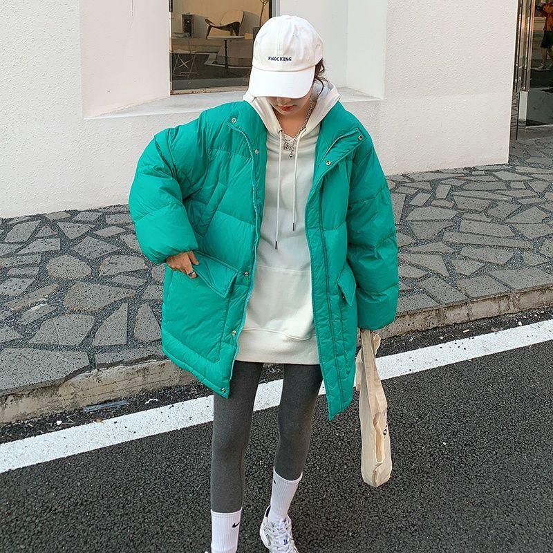 Padded Jacket Winter Coat Women Thick Cotton Coat Korean Style Loose Mid-length Cotton Coat Oversize Women's Trend