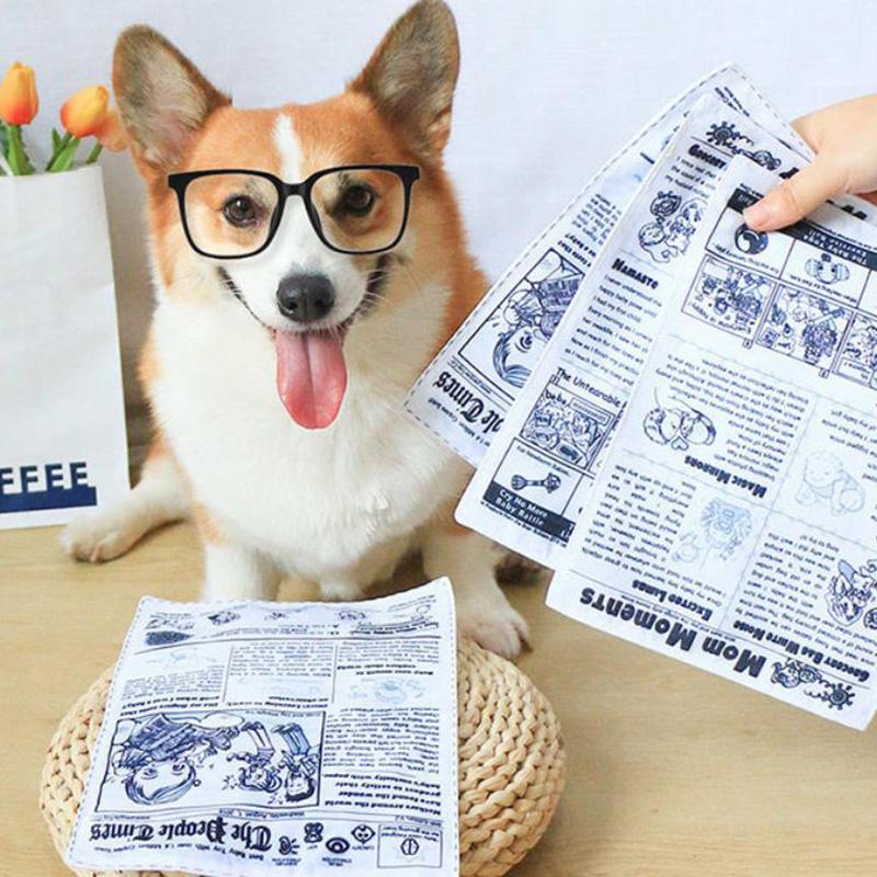 Dog Vocal Toy Pet Paper Newspaper Simulation Anti-boring Artifact Keji Teddy Bite-resistant Interactive Toy Pet Supplies Play Fun Chewing Toy