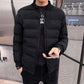 Cotton Jacket Men's Winter Cotton Clothes Young and Middle-aged Men's Winter Clothes Short Padded Jacket Winter Thick Men's Embroidery Tiger