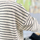 Fleece Children's Sweater Striped High Neck Loose Autumn and Winter Fashion Boys and Girls Thick Winter Baby Bottoming Sweater