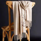 Scarves 1pc 200*70cm Pure Color Cotton Linen Long Printing Scarf Solid Color Soft Scarves Shawls Wrap