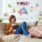 Color Flower Bird Cage Wall Stickers Removable I Like You Romantic Wallpaper