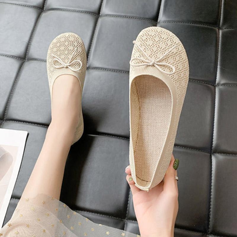 Summer Shoes Women Hollow Lace Mesh Shallow Mouth Shoes Casual Shoes Women Sandals