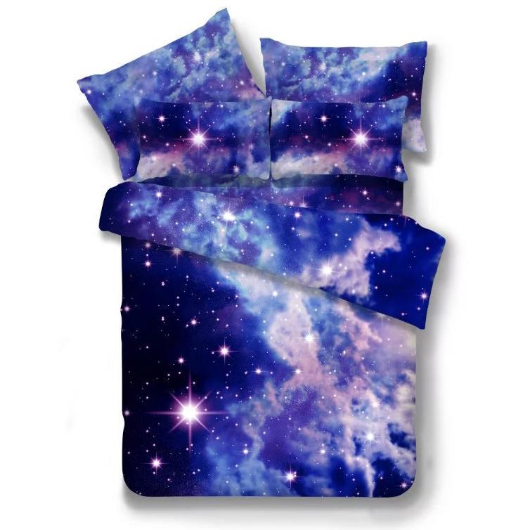 WTEMPO Starry Sky 3d Oil Painting 3/4pcs Bedding Sets Queen Size Bedding Set Comforter Cover