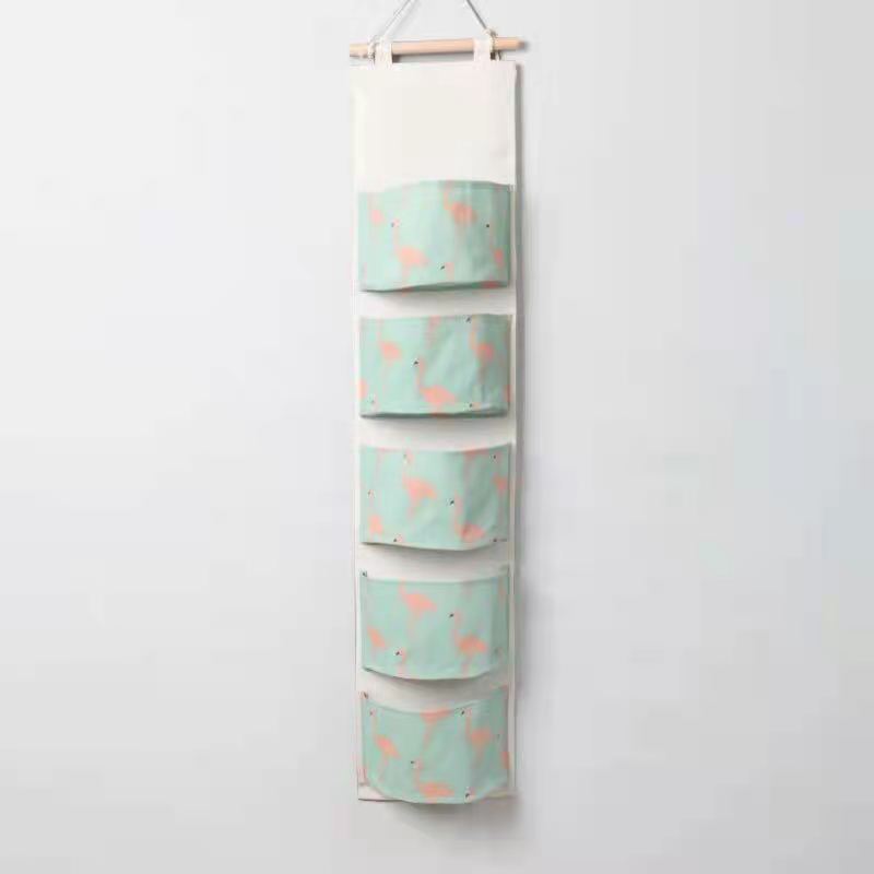 Fabric Storage Bag Hanging Bag Dormitory Waterproof Storage Bag Behind The Closet Door Mobile Phone Debris Storage Bag Bathroom Storage Bag