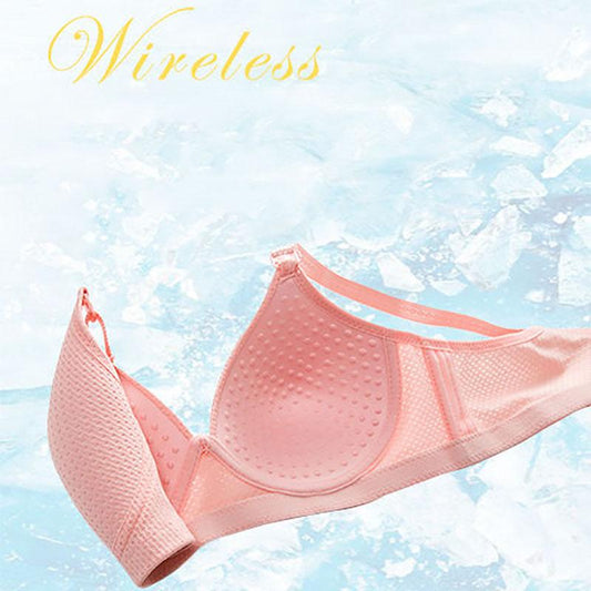 Gather Sexy Comfortable Breathable Bra Women's Bra Without Steel Ring Thin Anti-sagging and Breathable Underwear