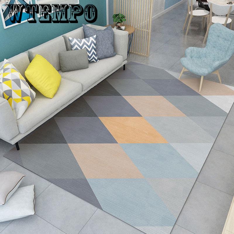 Living room carpet simple coffee table blanket plush mat bedroom big carpet bathroom room blanket