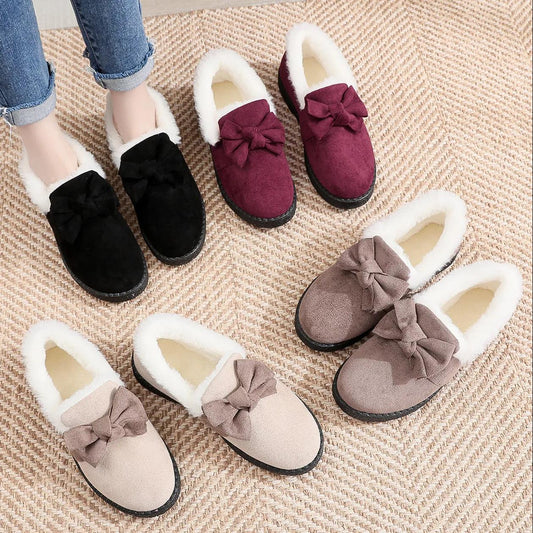 Cotton Shoes Women's Shoes Student Shoes Plus Velvet Thick Winter Women's Shoes Soft Bottom Anti-ski Boots