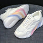 Thick-soled Height-increasing Shoes Fashion Ladies  All-match Casual Sports Shoes Spring and Summer Outdoor Running Breathable Clearance Shoes