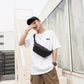 Waist Bag Men Black Portable Large Capacity Chest Bag Shoulder Bag Outdoor Sports Shoulder Bag