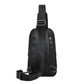 Chest Bag Black Men Waterproof Multi-pocket Crossbody Outdoor Sports and Fitness Shoulder Bag
