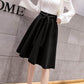 Autumn and Winter Retro National Style Short Skirt High Waist Skirt Christmas Wind Wild Bag Hip A Word Skirt