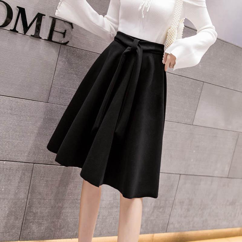 Autumn and Winter Retro National Style Short Skirt High Waist Skirt Christmas Wind Wild Bag Hip A Word Skirt