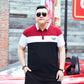 150KG Large Fatty Short Sleeve T-Shirt Male Large Size Fat Plus Fat Cotton Thin Polo Shirt Top