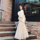 Girly ThickenLoos e Skin-friendly Sweater Loose Solid Color Crew Neck Bottoming KnitwearTop