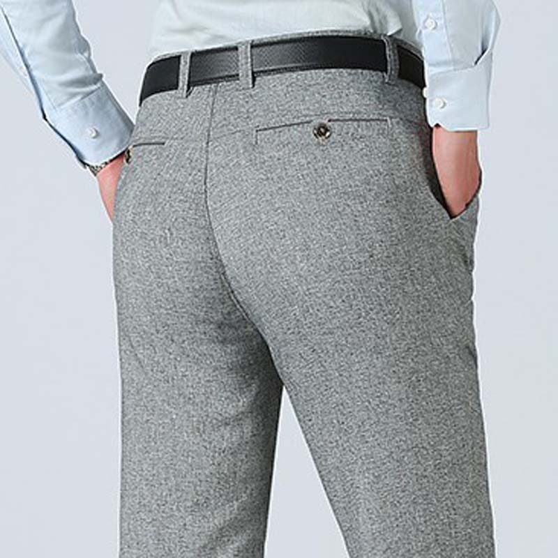 Men's Summer Thin Middle-aged and Elderly Loose Straight Casual Trousers Men's Casual Pants