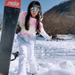 Winter Windproof and Waterproof Ski Suit Suit Unisex Veneer Waterproof and Cotton Wear-resistant Couple Ski Hoodie Suit