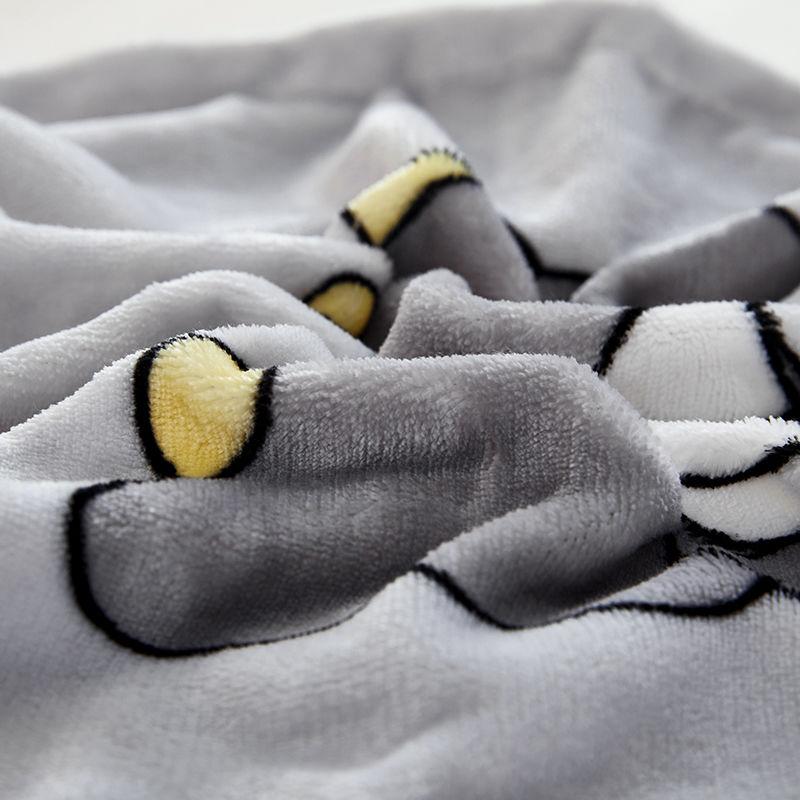 48X74cm Coral Velvet Pillowcase Plus Velvet Cute Pillowcase Flannel Cartoon Thick Bedding