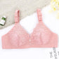 Ladies Underwear Lace Beautiful Back No Steel Rings Gathering and Receiving Side Milk Breathable Skin-Friendly Comfortable Bra