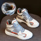 Women's Winter Plush Cotton Shoes Autumn Warm Flat Cotton Shoes Female Versatile Sports High-top Shoes