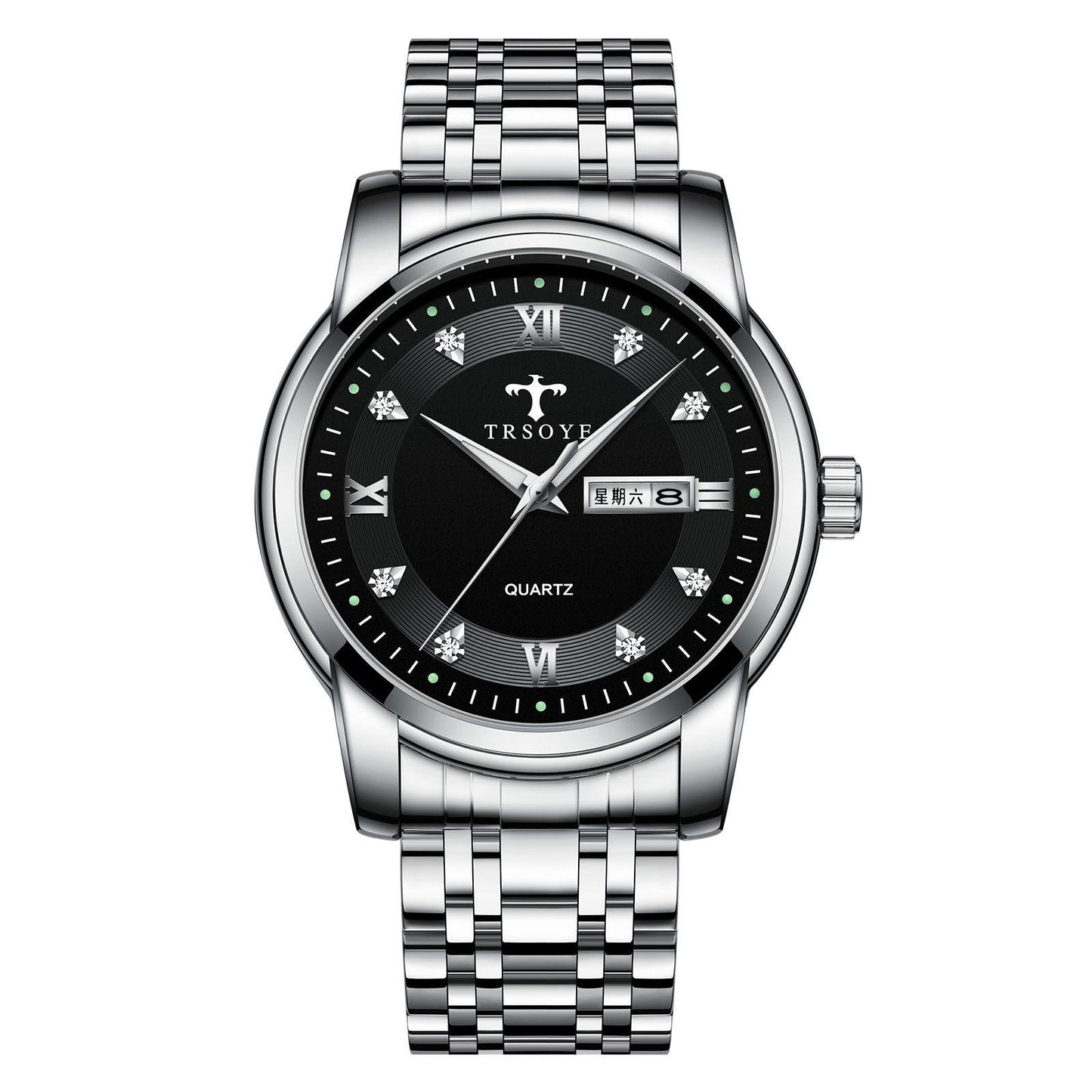 Mens Watch Luxury Watches Male Luminous Waterproof Stainless Steel Automatic Mechanical Wristwatch