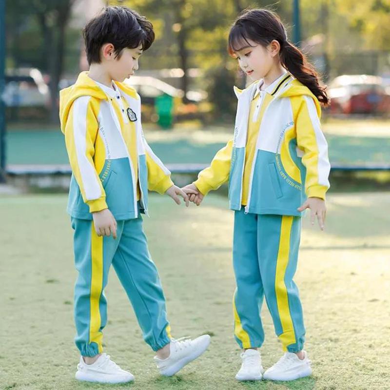 Kids School Uniform Foreign Style British Primary School Students Acting Class Uniforms Children's Graduation Suit 2021