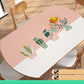 Oval Tablecloth Coffee Table Table Mat Tablecloth Waterproof and Oil-proof Disposable Anti-scald Pvc Table Mat Tablecloth