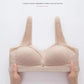 Large Size Underwear Women's Thin No Steel Ring Bra Adjustable Comfortable Top Support Anti-sagging Anti-glare Gather Bra