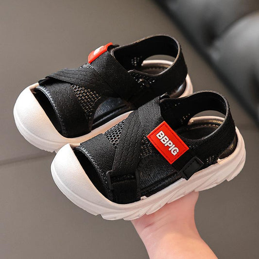 Summer Children's Sandals Men's Soft Bottom Non-slip Girls Boys Children's Baby Little Princess Beach Shoes