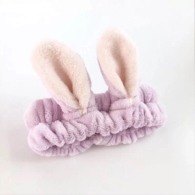 Cute Hairband Three-dimensional Rabbit Ears Face Wash Makeup Hairband Headband Headband