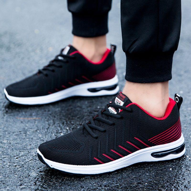 Men Shoes Lac-up Men Casual Shoes Lightweight Breathable Sneakers Men Running Shoes
