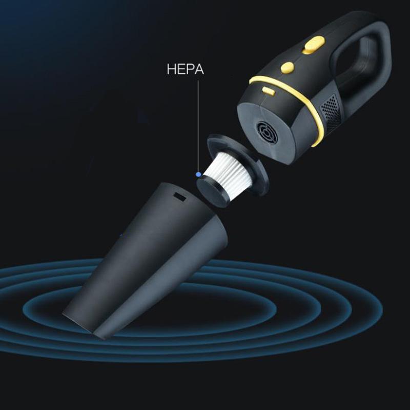 12000Pa Cordless Vacuum Cleaner High-power Wet & Dry Cleaner Portable Handheld Vacuum Cleaner