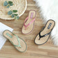 Slippers Women's Outer Wear Sandals Flip Flops Summer Casual Fashion Flat Feet Flat Heels Non-slip One Size Smaller
