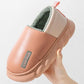 Thick-soled Cotton Shoes for Men Women Couples In Winter Indoor Outdoor Home Waterproof and Warm Cotton Slippers