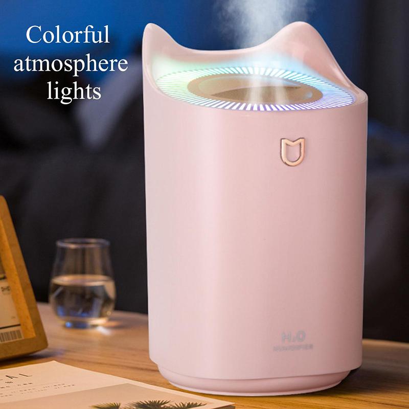 Electric Humidifier Essential Aroma Oil Diffuser Ultrasonic Wood Grain Air Humidifier USB Mini Mist Maker