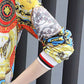 Women's Floral Loose Top Bottoming Shirt Spring and Autumn Mother Long-sleeved T-shirt